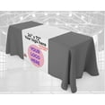 thumbnail image 6 of Custom Logo Table Runner, Custom table runner with your logo and message, craft fair table runner 24"x72", 6 of 6