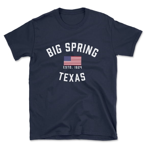 Big Spring Texas Patriot Men's Cotton T-Shirt