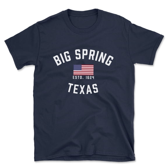 Big Spring Texas Patriot Men's Cotton T-Shirt