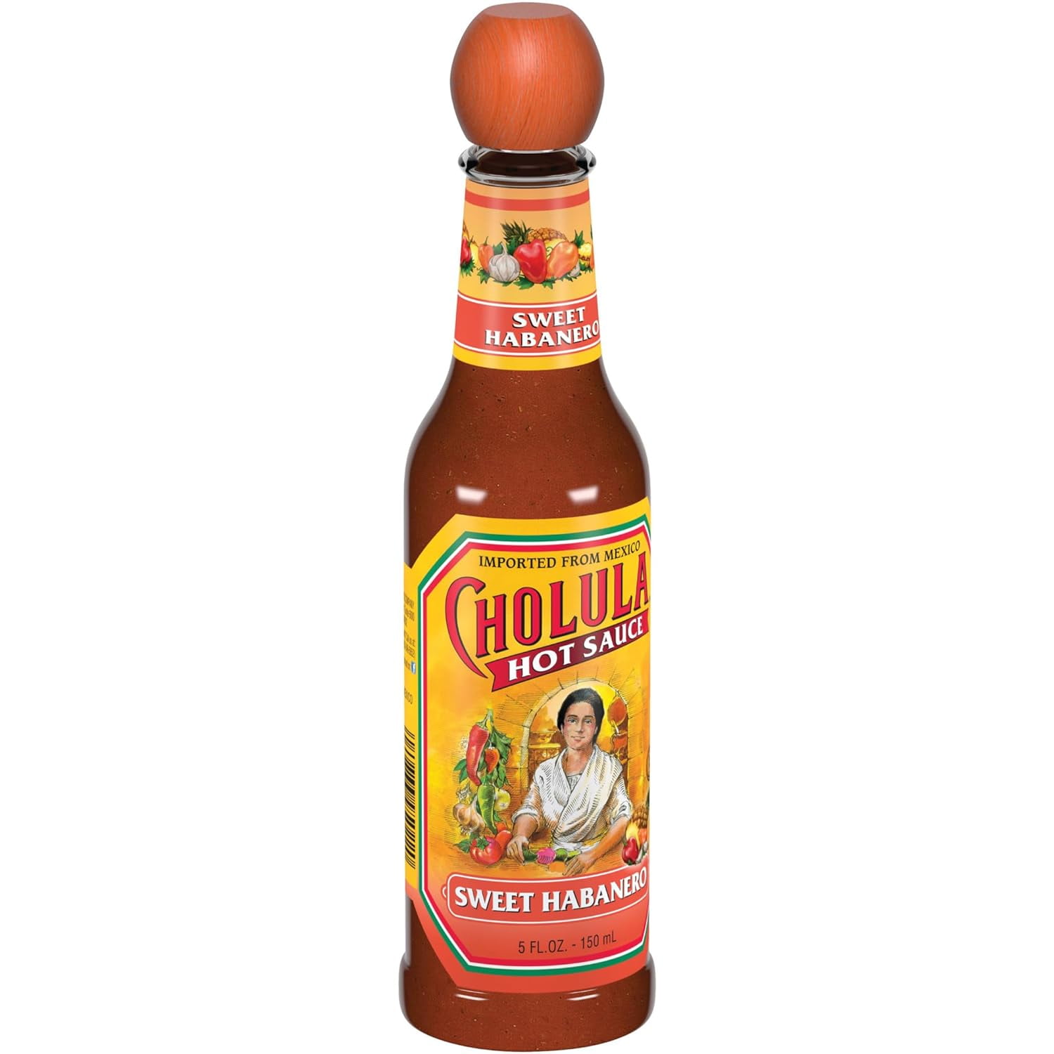 Cholula Sweet Habanero Hot Sauce, 5 fl oz, Pack of 2