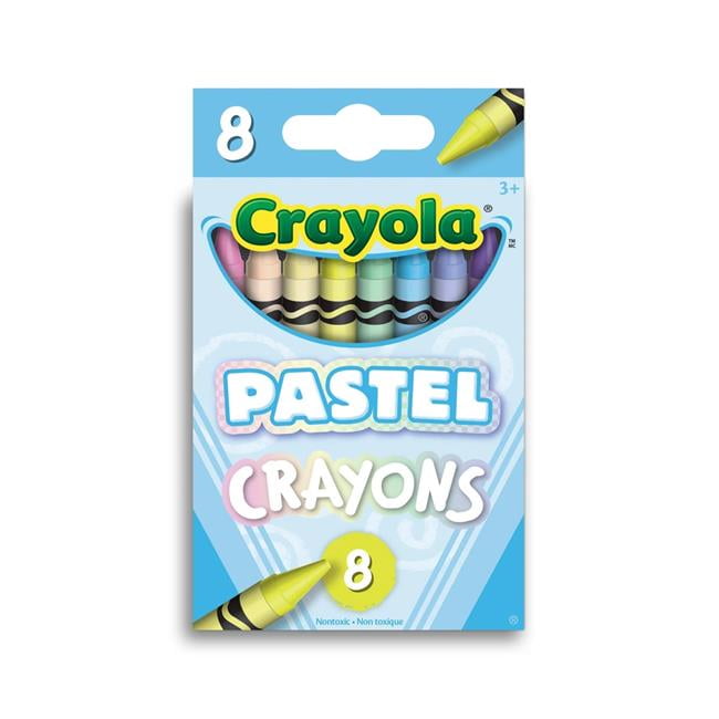 Crayola 30393050 Pastel Crayons, Assorted Color - 8 Count - Walmart.com