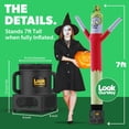 thumbnail image 4 of Lookourway Conjunto De Hombre De Tubo Inflable De Bailarines De Aire De Halloween | Inflable Monster Wacky Waving De 7 Pies Con Soplador De 12 Pulgadas | Decoraciones De Halloween Al Aire Libre Y Expl, 4 of 5
