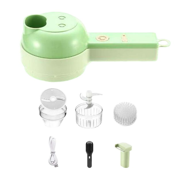 Multifunction Electric Vegetable Slicer Grater Masher Onion Shredder