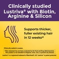 thumbnail image 2 of Cápsulas blandas para el crecimiento del cabello Nature Made Lustriva, vitamina biotina, 2 of 9
