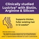 thumbnail image 2 of Cápsulas blandas para el crecimiento del cabello Nature Made Lustriva, vitamina biotina, 2 of 9