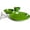 Green, variant on PETGLE Cascadian Table Set I 6-Piece Camping, Backpacking Mess Kit, Plastic BPA Free, Plate, Bowl, Mug, Cup & Cutlery Set