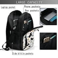 thumbnail image 4 of Balery Funny Puppy Mochila con carga USB para hombre y mujer - Mochila impermeable y antirrobo para laptop con puerto USB para viajes, trabajo, 4 of 7