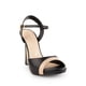 thumbnail image 2 of Tacones para Dama Tipo Sandalias Davenia de Piel Negro con Beige, 2 of 5
