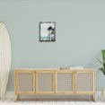 thumbnail image 4 of Stupell Industries Tropical Summer Beach Silhouette Gray Floating Frame Canvas Art, 17 x 21, by Linda Baliko, 4 of 8