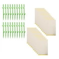 thumbnail image 5 of LMTODLFG 20 PCS Fly Traps for House Indoor Fly Strips Indoor Sticky Hanging Insect Bug Fly Glue Paper Tape Ribbon Catcher for Gnat Mosquito - Gnat Traps for House Plants Z-C, 5 of 9