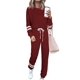 thumbnail image 1 of Conjunto Deportivo PRETTYGARDEN a Rayas Vino Tinto XL, 1 of 8