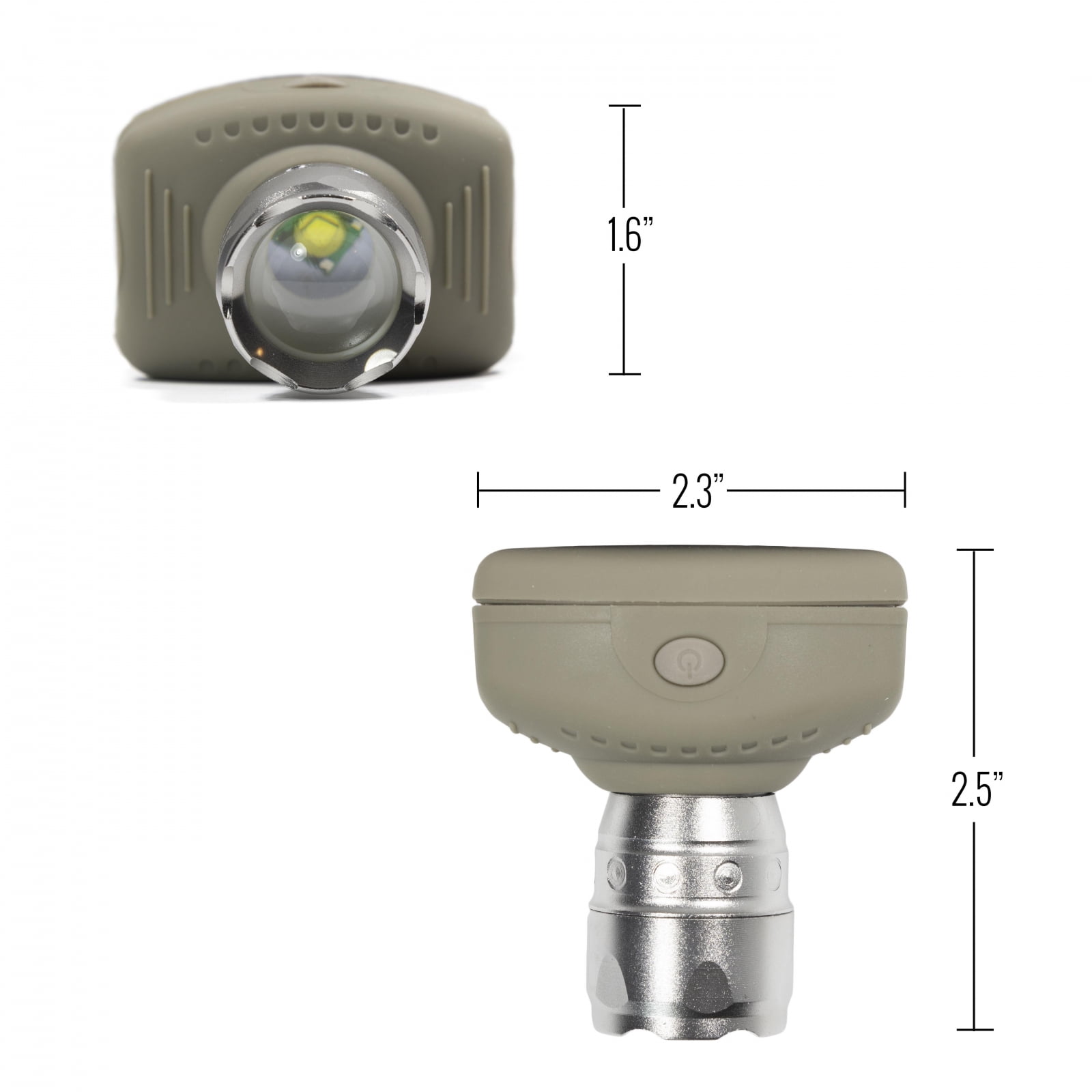 ASR Outdoor Zoom 3 Watt Cree Head Lamp Pivots 180 Degrees 120 Lumens Head Strap