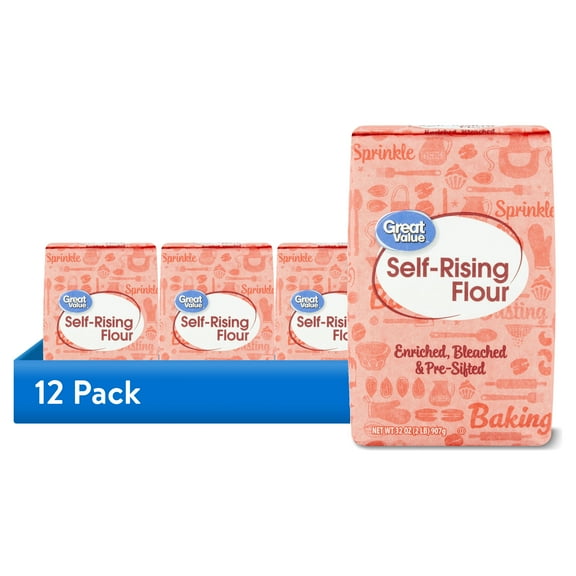 Great Value Self Rising Flour, 2LB Bag