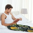 thumbnail image 6 of Picia Citrus Fruits Elegant Lemons Mens Soft Woven Cotton Elastic Waistband Sleep Pajama Pant Lounge Sleep Pant With Pockets And Drawstring-X-Large, 6 of 9