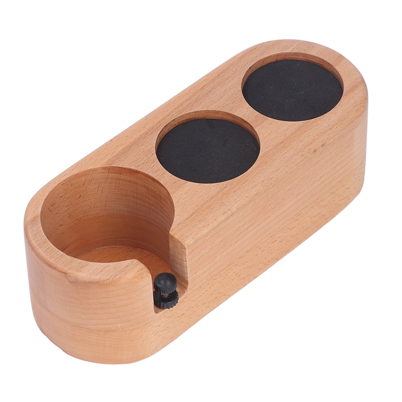 Coffee Filter Tamper Holder, Beech Coffee Tamper Station For Home