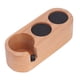 thumbnail image 5 of Soporte de Filtro de Café Base Estacionamiento de Manipulador de Café de Madera Barra de Madera Soporte de Almacenamiento de Almacenamiento Beech 3 Hoyos 58 mm, 5 of 7