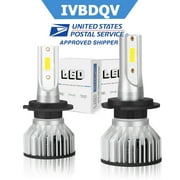 IVBDQV For Mercedes-Benz GL450 2007-2016  High or Low Beam LED Headlight Bulbs Pack of 2