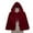Wine, variant on Hvyesh Medieval Hooded Cape Renaissance Cowl Short Cape with Hood for Women Men Halloween Cosplay Costume