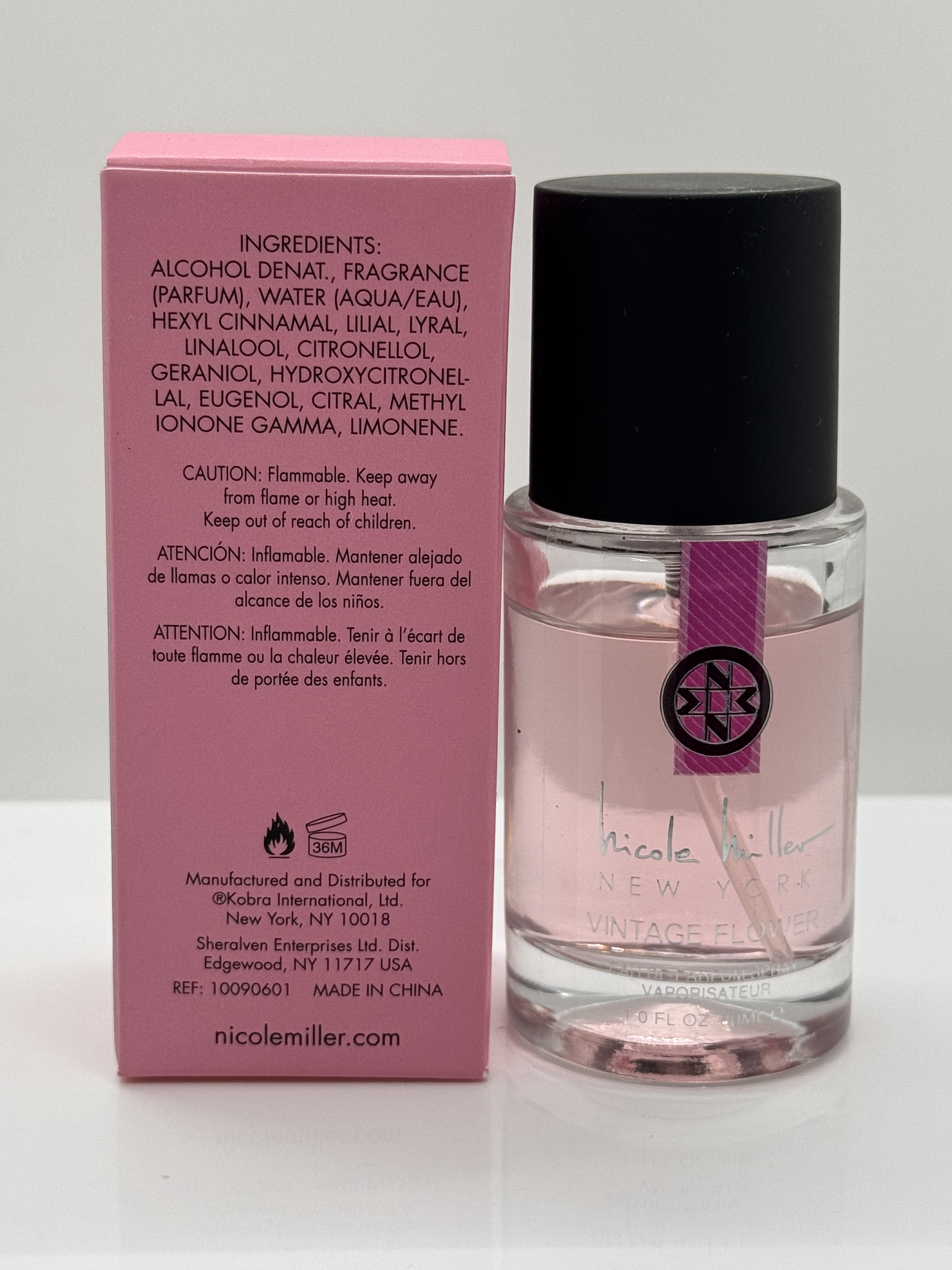 d*2様 【美品】80's NICOLE CLUB formen フライトジャケ Nicole Miller New York Vintage Flower Eau de Parfum, 1 Fl Oz