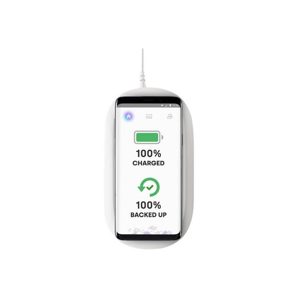 SanDisk iXpand Chargeur Sans Fil - Clé USB avec Chargeur Intégré - 128 Go