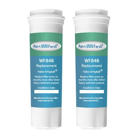 Replacement Water Filter For Fisher & Paykel RF610ADUSX5 Refrigerator Water Filter by Aqua Fresh (2 Pack)
