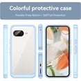 thumbnail image 2 of Case for Google Pixel 9A,Google Pixel 9A Case,Transparent TPU+PC Acrylic Protective Military Grade  Heavy Duty Protection Phone Case for Google Pixel 9A (Blue), 2 of 15
