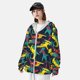 thumbnail image 3 of Balery Colorful Sharks Sudadera ligera de manga larga con capucha y protección solar UPF 50+ para hombre y mujer, ideal para pesca y running-XX-Large, 3 of 7
