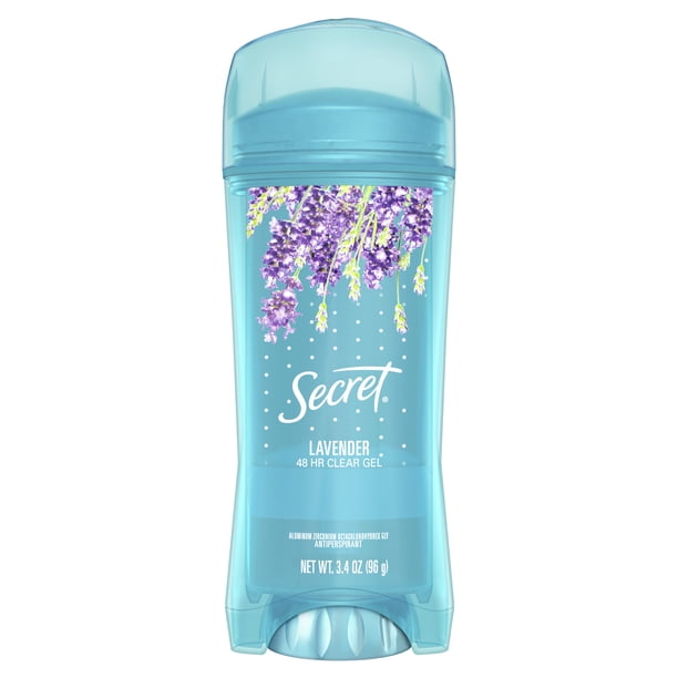 Secret Fresh Antiperspirant Deodorant Clear Gel Lavender 3.4 oz