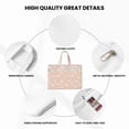 thumbnail image 5 of Gaeub Geese and Flower Print Canvas Tote File Bag,Laptop Tote Bag,Zipper File Bag,Canvas 15 Inch Handbag Purse for Office Travel, 5 of 8