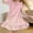Multicolor O, variant on Tranfacy Big Kids Girls Summer Short Sleeve Round Neck Print Dress Ruffle Hem for Laid‑Back Household and Rest Events Sizes 4‑15 Years