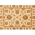 thumbnail image 1 of Ahgly Company Indoor Rectangle Abstract Orange Modern Area Rugs, 2' x 4', 1 of 4