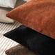 thumbnail image 2 of ZAHAZOHO Paquete de 2 Fundas de Almohada Decorativas de Textura Suave para Sofá, 18x18 Pulgadas, Naranja, 2 of 7