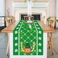 thumbnail image 2 of Panxico Decorative Table Banner Home Decor Saint Day Tablecloth Atmosphere Tea Table Tablecloth Border Irish Holiday Dinner Decorative Flag E, 2 of 5