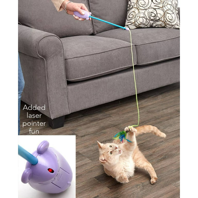 Ethical Fishing Rod N Reel Kitty Teaser Cat Toy