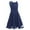 Navy Blue, variant on Alvivi Flower Girls Chiffon Party Dress Princess Pageant Wedding Bridesmaid Gown 4-16