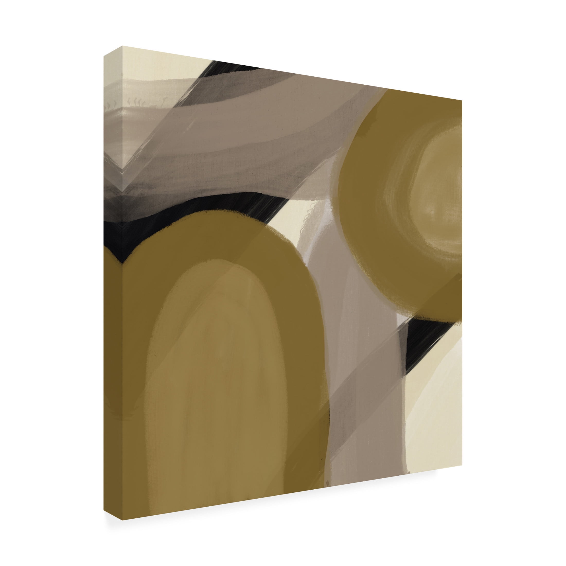Trademark Fine Art Yopie Studio  Amica Gold Canvas Wall Art