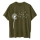 thumbnail image 3 of Camisetas de Manga Corta para las Mujeres Impreso Cuello Redondo Suelto Camiseta, Casual Cuatro Estaciones Blusa para el Hogar, 3 of 3