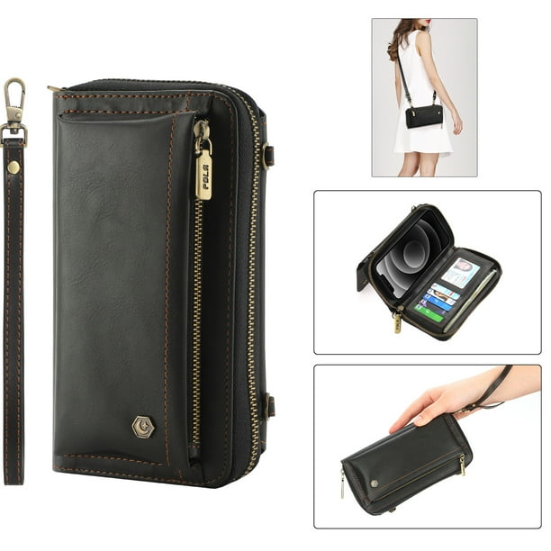Dteck Crossbody Wallet Case for Apple iPhone 14 Pro Max 6.7" 2022 with