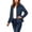 Navy, variant on Womens Jackets Waterproof New Hooded Rain Jackets for Women, Lightweight Full Zip Hiking Windbreaker, Windproof Waterproof Outdoor Raincoat with Pockets