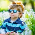 thumbnail image 6 of Nacuwa Baby Sunglasses - 100% UV Proof Sunglasses for Baby, Toddler, Kids - Ages 0-2 Years - Case and Pouch included (DarkBlue), 6 of 7