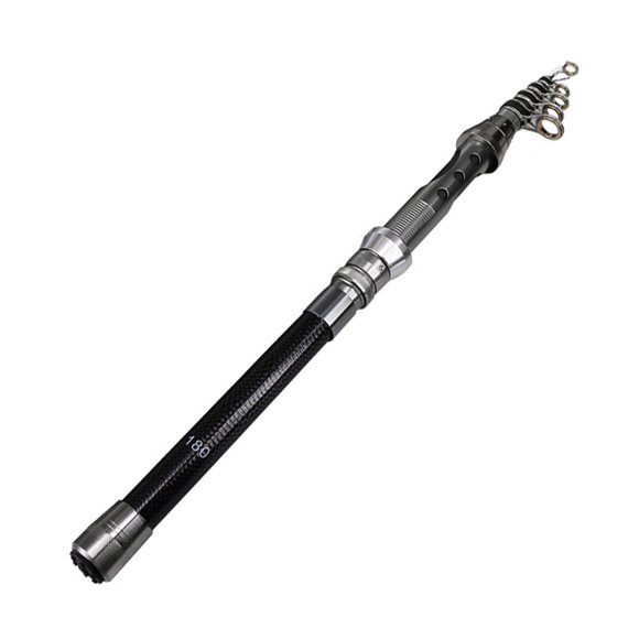 DEUKIO 1.8m Telescopic Carbon Fiber Fishing Rod - Lightweight, Durable & Portable for Enhanced Sensitivity