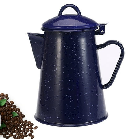 

1.2L Enamel Coffee Pot Hand Tea Water Kettle Teapot Decor Starry Teapot Cafe Tools