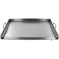 thumbnail image 3 of 32" Stainless Steel Griddle-Flat Top Grill Tacos-Reinforced Bracket Bottom-Double Stove Heavy BBQ Griddle Plancha, 3 of 5