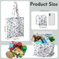 thumbnail image 2 of Watercolor Butterfly Floral Canvas Tote Bag – Romantic Nature-Inspired Reusable Cotton Shopping Bag with Artistic Fantasy Garden & Starry Sky Design for Women, Teens, Aesthetic Gift Lovers, 2 of 7