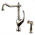 thumbnail image 1 of Dawn Kitchen AB08 3155BN Single-Lever Brushed Nickel Kitchen Faucet With Side-Spray, 1 of 1