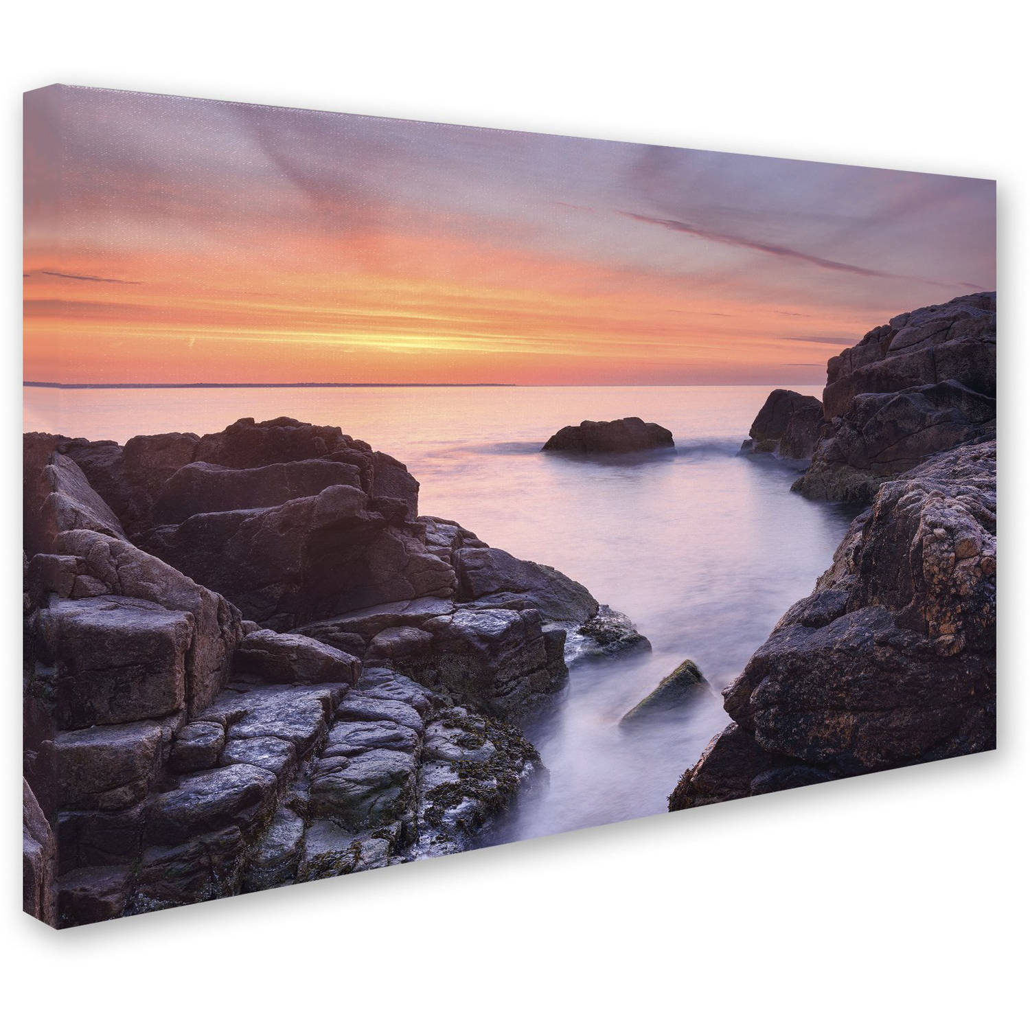 Trademark Fine Art "Between Rocks" Canvas Art by Michael Blanchette Photography