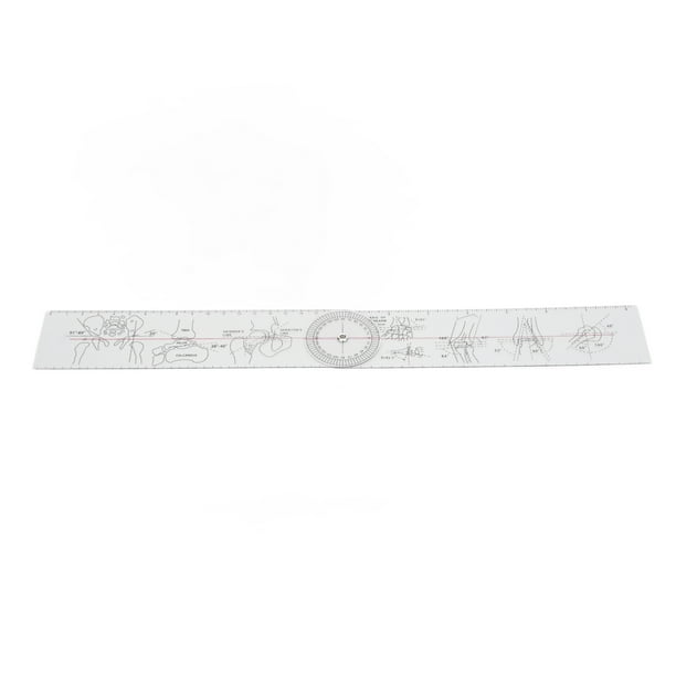 Goniómetro, goniómetro de PVC, regla de ángulo, goniómetro de grado, goniómetro de dedo, tecnología de vanguardia
