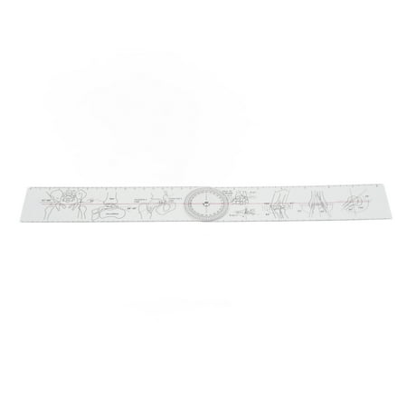

Spptty PVC Goniometer Angle Ruler 360 Degree Measure Joints Motion Range For Physical Therapy Angle Protractor Angle Finder