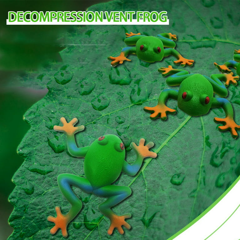 Mini Cute Frog Anti Stress Ball Press Soft Sticky Stress Relief