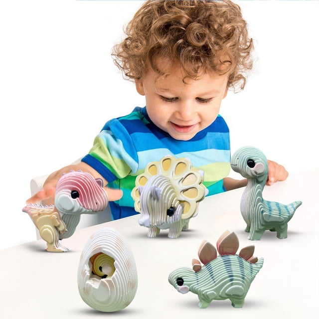 onlyliua ¡ ¡Ofertas Del Día Por Tiempo Limitado! Adornos de Papel y Juguetes de Bricolaje para Hacer Rompecabezas de Papel Juguet de Rompecabezas de Dinosaurio